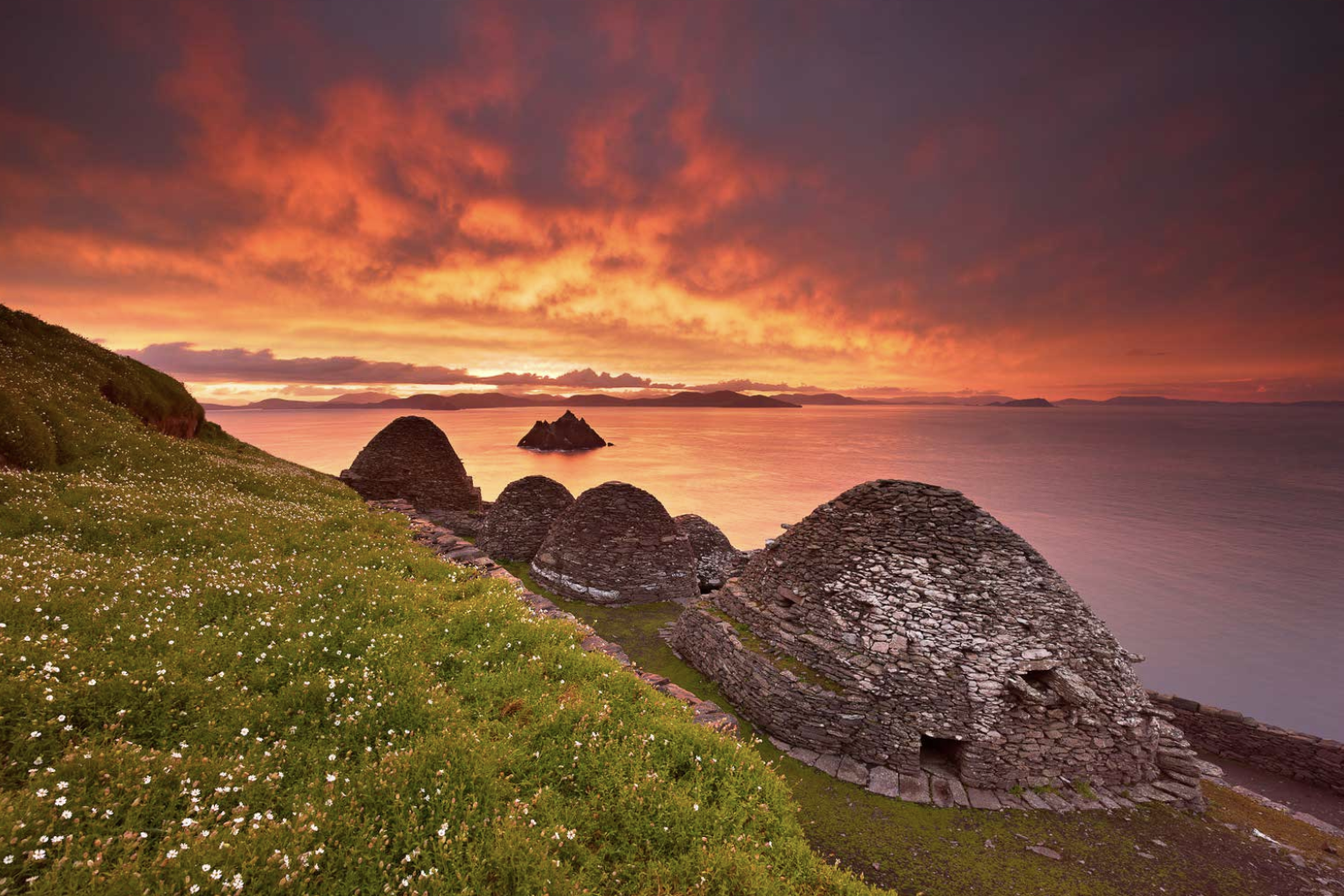 Skellig Michael from the sea