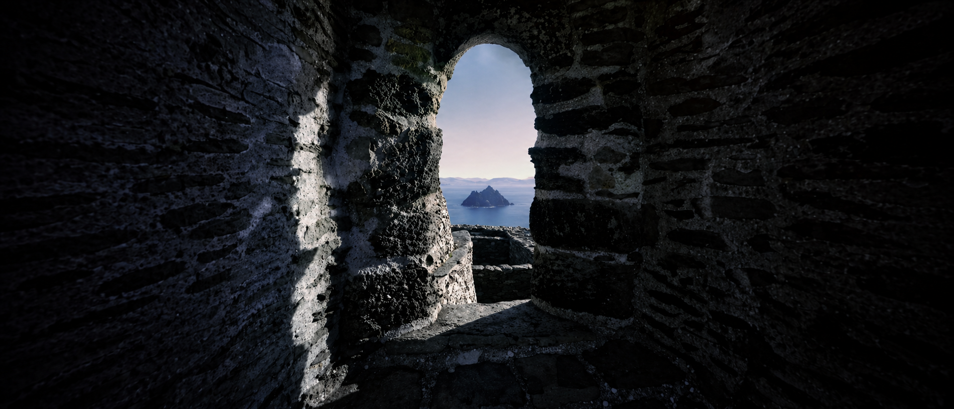 Little Skellig through the window